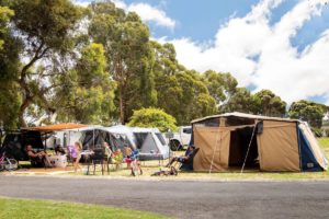 powered site Blue Lake Holiday Park Mount Gambier
